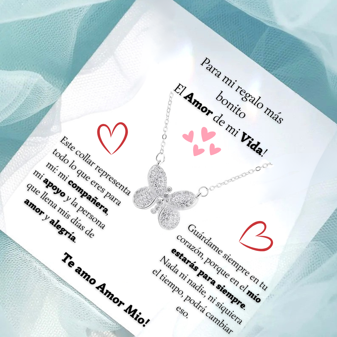 BrightGlow™ | Elegante Collar Plata 925 Para Mi Amor (con dedicatoria especial)
