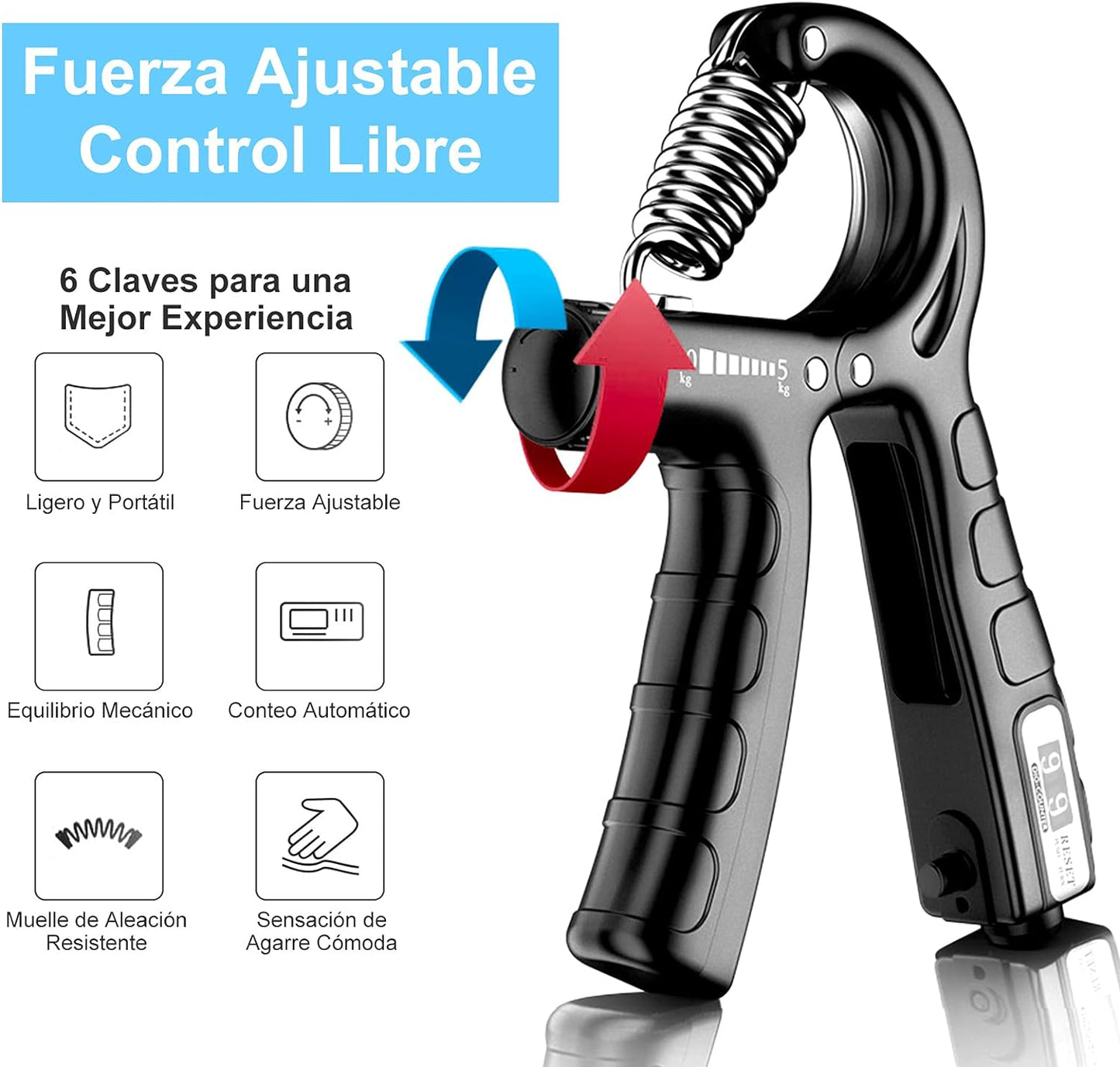 Kit 5 Piezas Máquina Antebrazo/Agarre Mano
