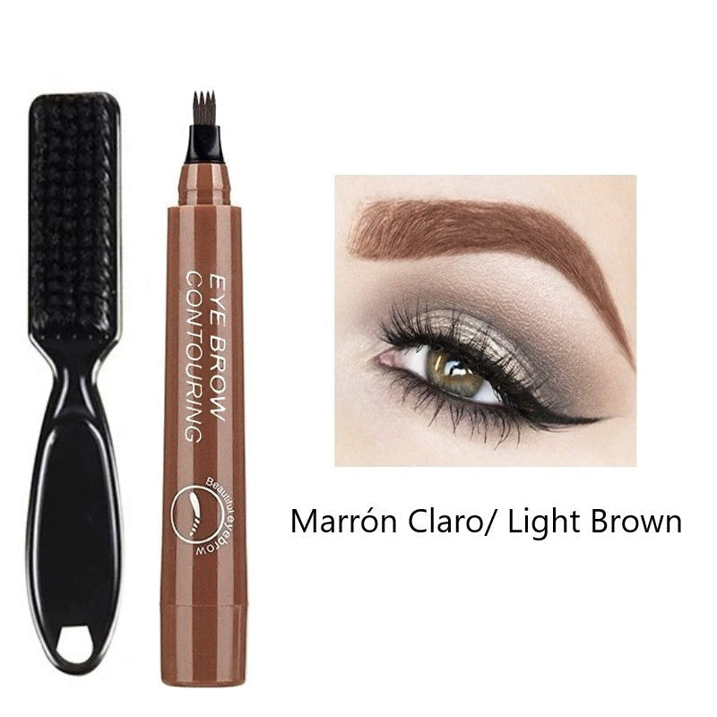 FineGlow™ | 2X1 Kit Lapiz Rellenador Cejas + Cepillo Difuminador