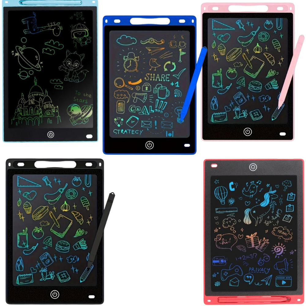 Edukids™ | Pizarra Mágica LCD de Dibujo y Escritura para Niños 8.5 Pulgadas