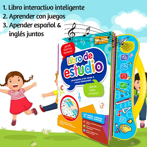Edukids™ | Libro Interactivo de Estudio Infantil + REGALO