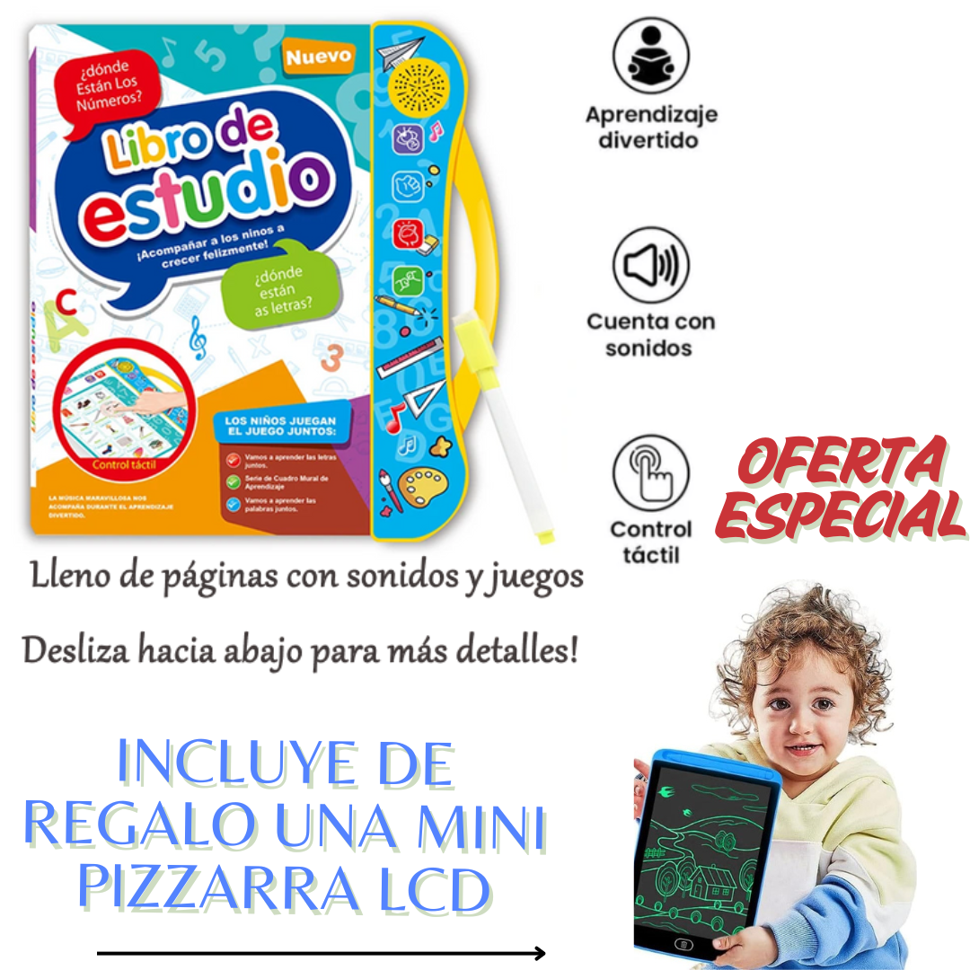 Edukids™ | Libro Interactivo de Estudio Infantil + REGALO