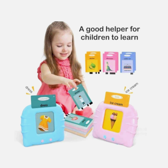 SpeakEasy™ |Lector Bilingüe Cartas de Aprendizaje + Regalo Pizarra LCD