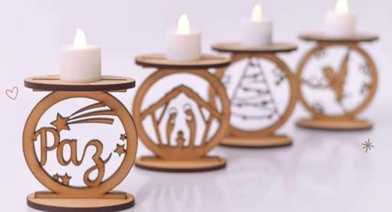 Porta Velas LaserCut™