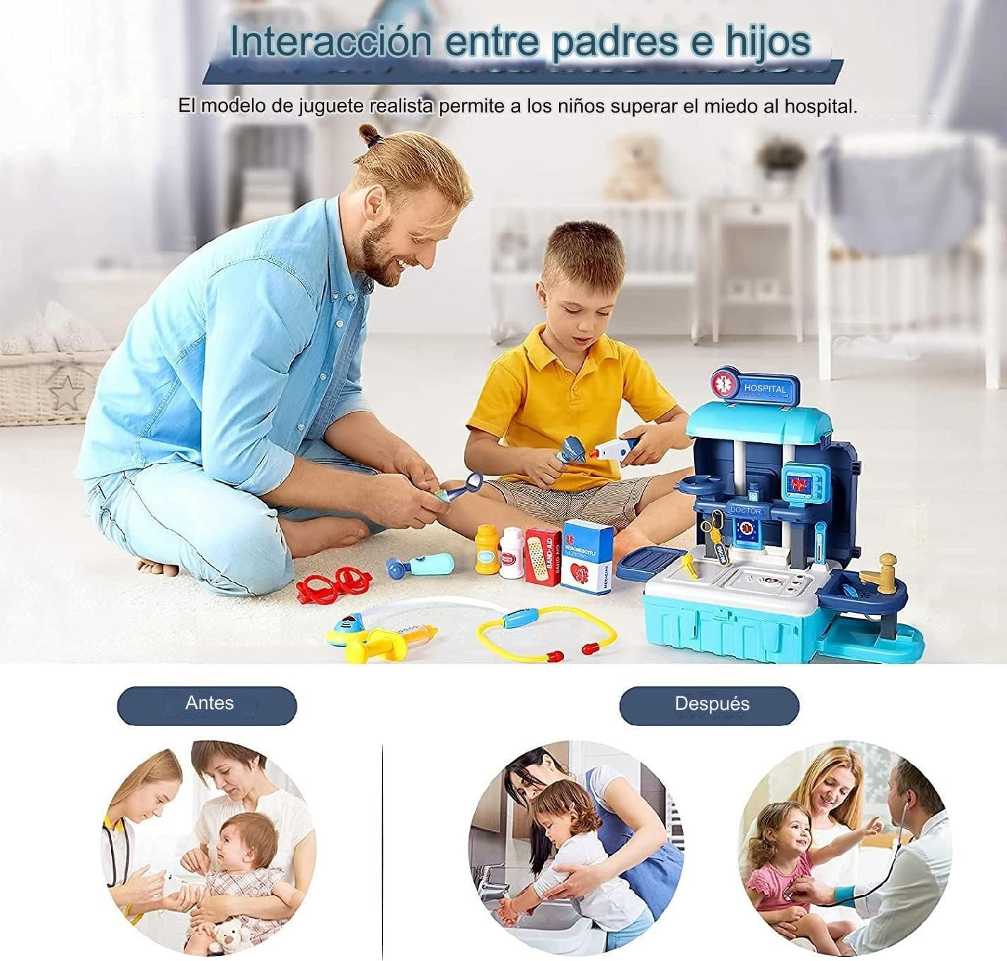 Kit de médico de juguete para niños
