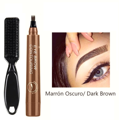 FineGlow™ | Kit Lapiz Rellenador Cejas + Cepillo Difuminador