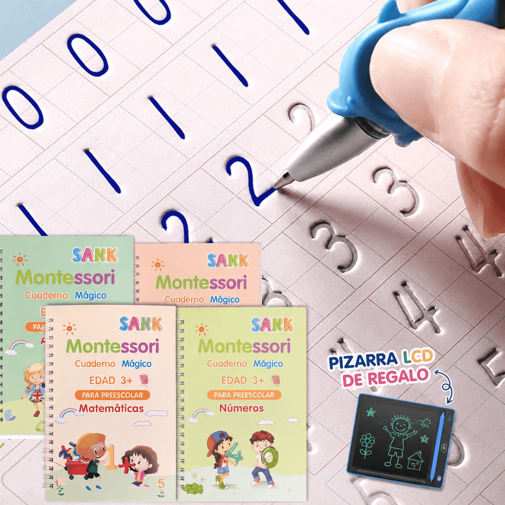 Edukids | Set Caligrafía Mágica + Regalo Pizarra LCD