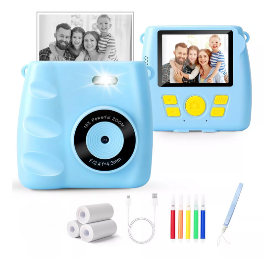 Kit Cámara Digital Instantánea para Niños