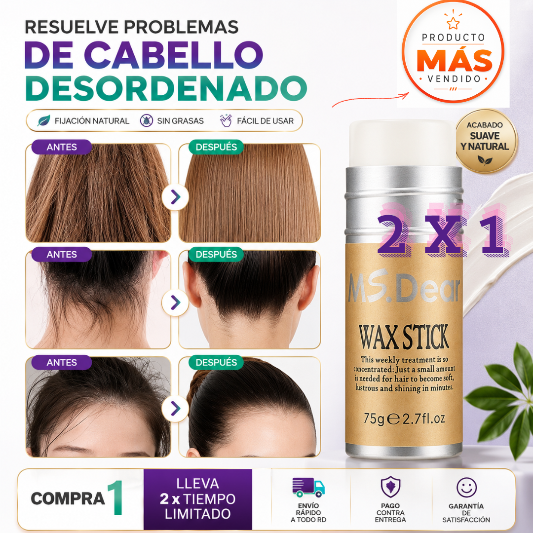 2x1 Cera Premium  Natural Antifrizz y Moldeadora de Cejas + Cepillo Cejas Gratis   | AlissPro™