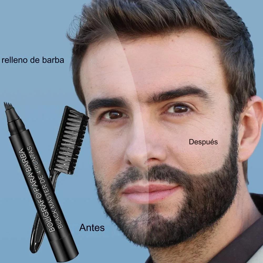 Oferta Combo Lápiz Rellenador y Cepillo Para Difuminar Barba