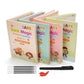 Edukids™ | Caligrafía Mágica - Set de 4 cuadernos con tinta que desaparece +REGALO